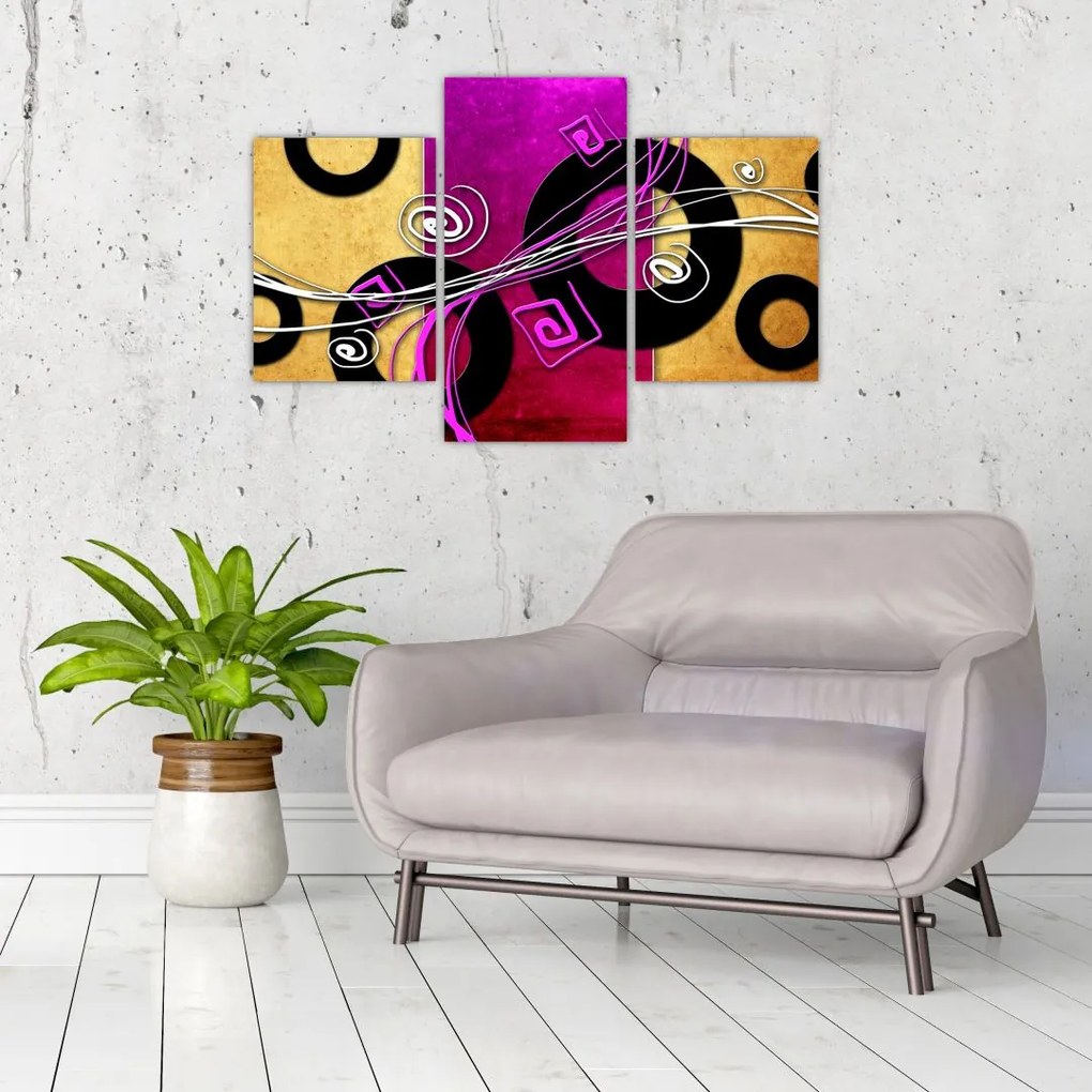 Tablou abstracției (90x60 cm)