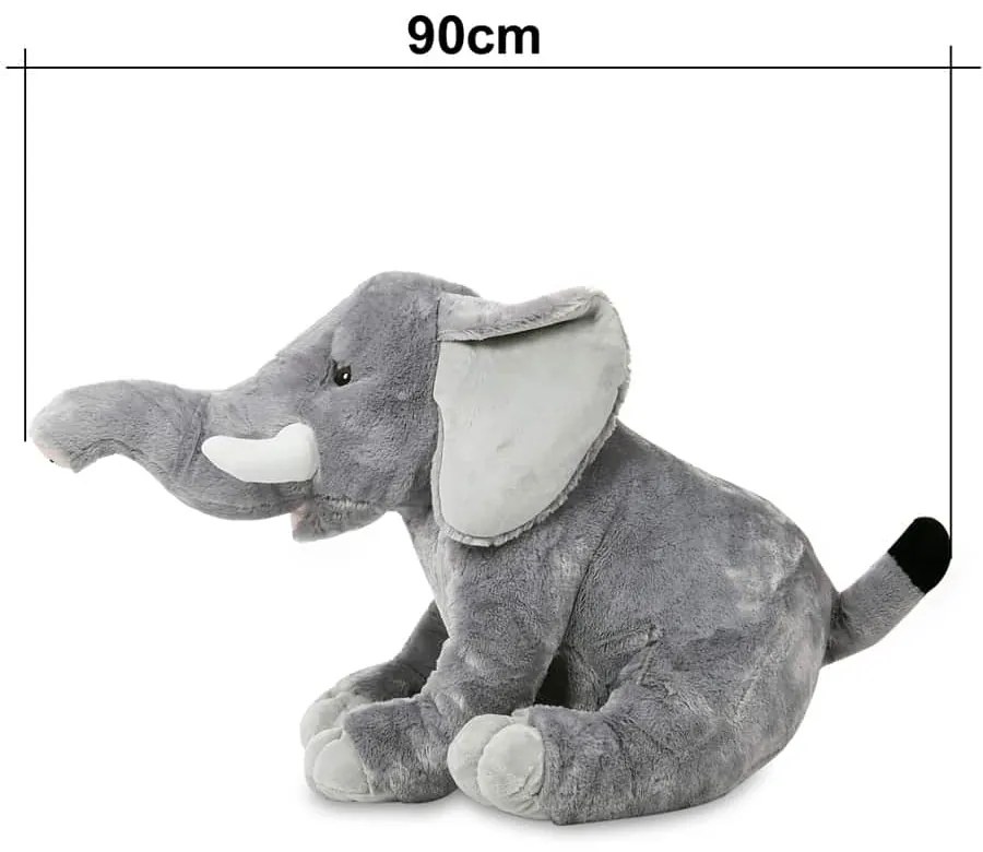 Deuba Elefant de pluș - 90 cm