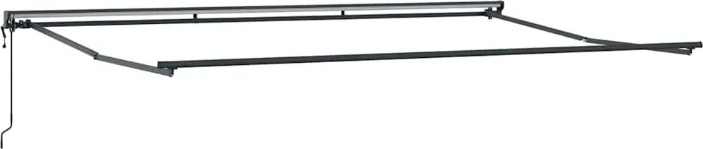 vidaXL Cadru de copertină Ajustabil Antracit 5 x 3 m Oțel