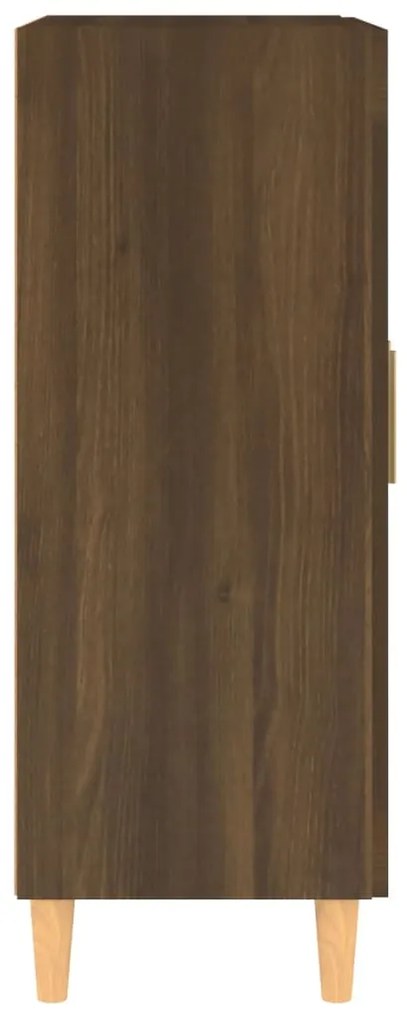 Servanta, stejar maro, 69,5x34x90 cm, lemn compozit Stejar brun, 1