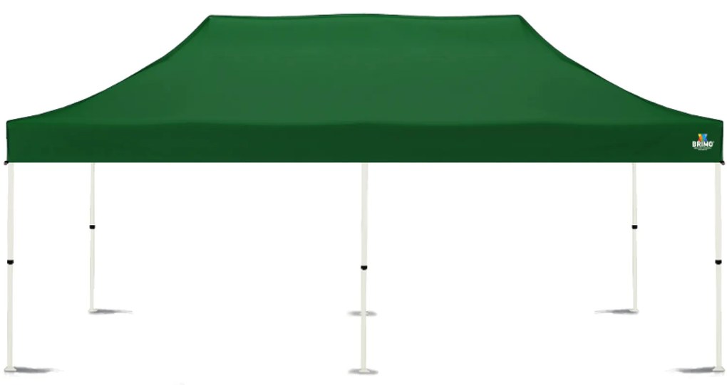 Cort petrecere 3x6m - 3x6m cu 3 pereți - Verde