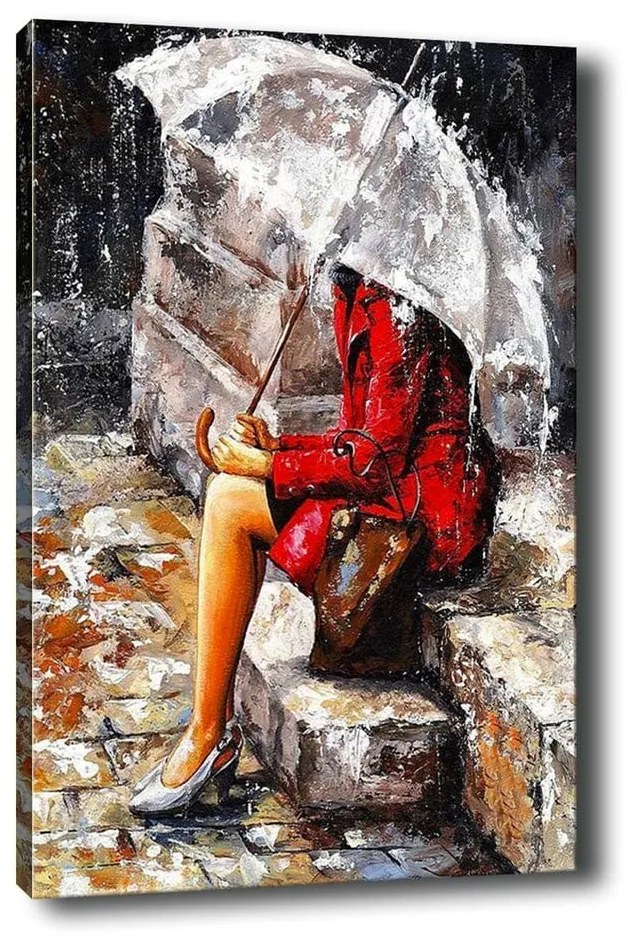 Tablou Tablo Center Waiting in the Rain, 40 x 60 cm