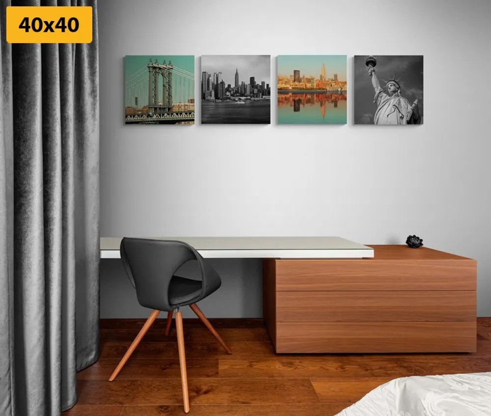 Set tablouri combinație interesantă orașului New York