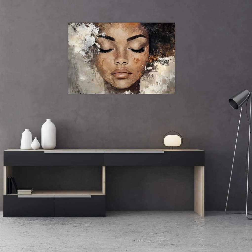 Tablou - Portret de femeie (90x60 cm)