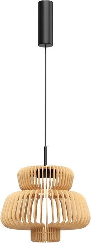 Lustra LED design japonez din lemn Namiki