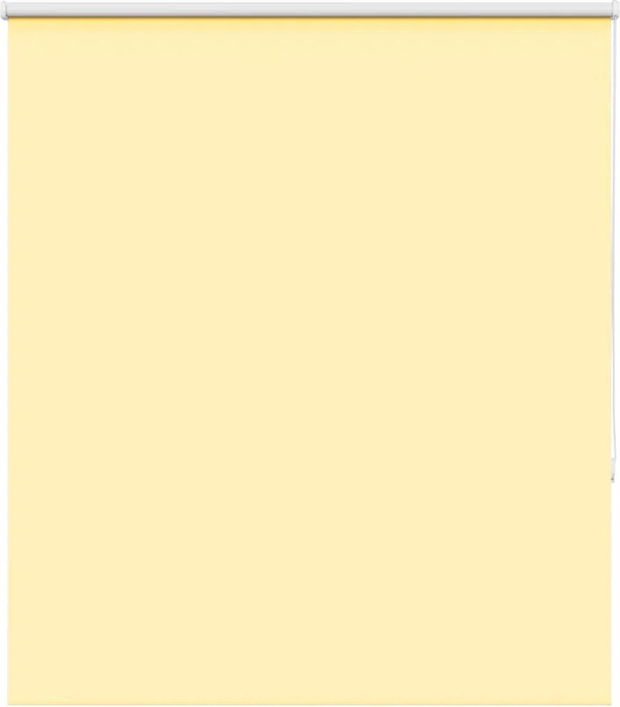 vidaXL Jaluzea cu rolă opaca galben 135x150 cm Latime material 131,6 cm