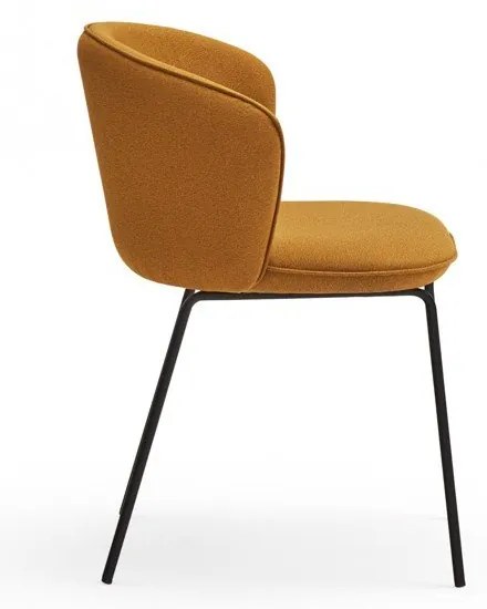 Set de scaune de sufragerie galben muștar 2 buc. tapițat Add – Teulat