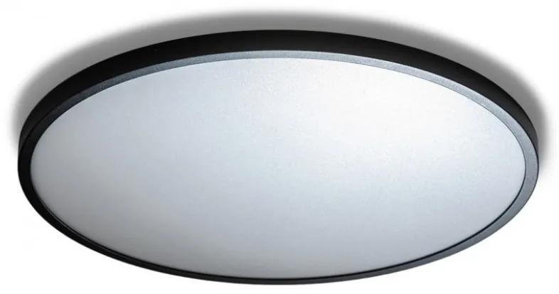 Lustra / Plafoniera LED design slim MALTA R 60 4000K neagra