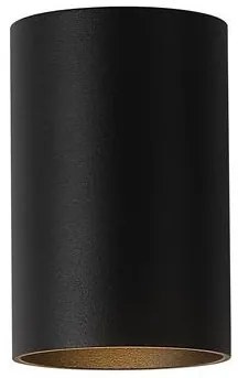 Aplica iluminat ambiental metal negru Cyls