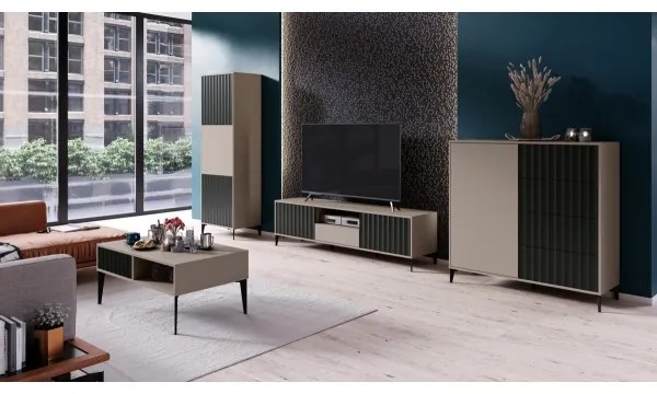 Dulap RONJA taupe/negru