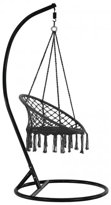 Scaun suspendat negru KOLUMBIA