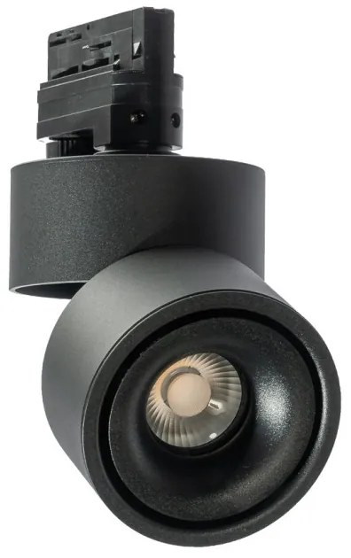 Spot LED directionabil pe sina Costa TRACK 3Line 12W 3000K negru