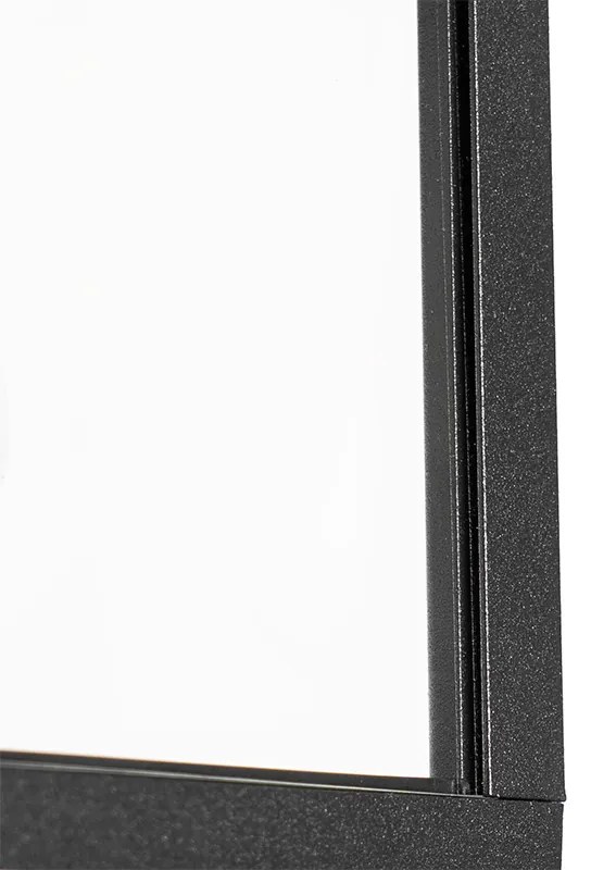 Lampa de perete exterioara neagra cu senzor de miscare IP44 - Charlois