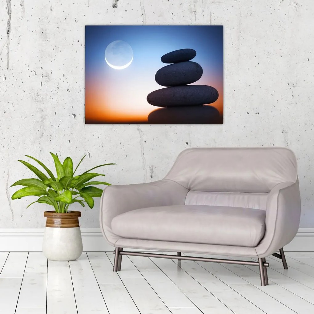 Tablou cu pietre suprapuse (70x50 cm)
