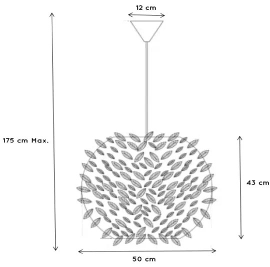 Lucide 71367/50/31 - Lampa suspendata GOOSY SOFT 1xE27/40W/230V