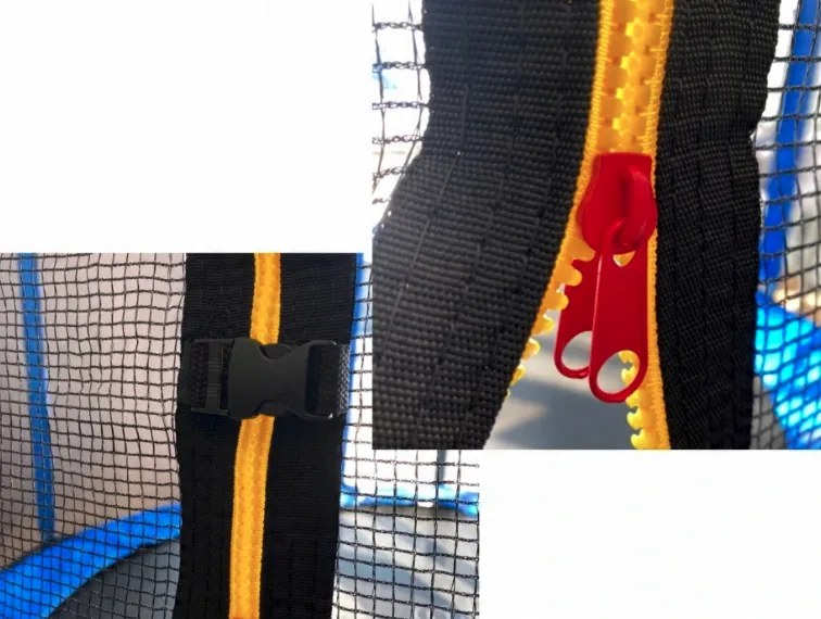 Trambulină de grădină pentru copii cu plasă de siguranță și scară 8FT - Ø 252 cm