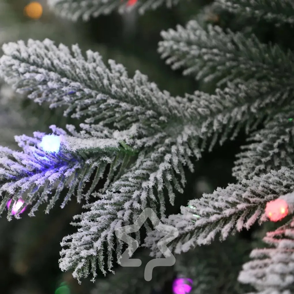 Molid înzăpezit 600 LED 210 cm