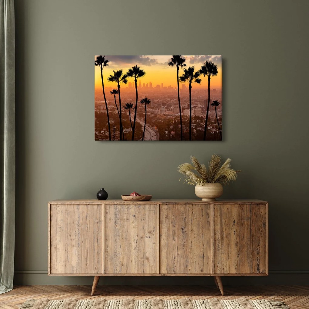 Tablou - Panorama din Los Angeles (90x60 cm)