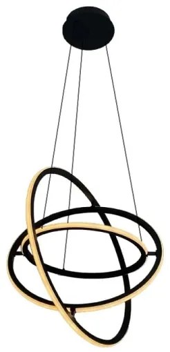 Lustră LED dimabilă pe cablu LED/105W/230V 3000-6500K + telecomandă