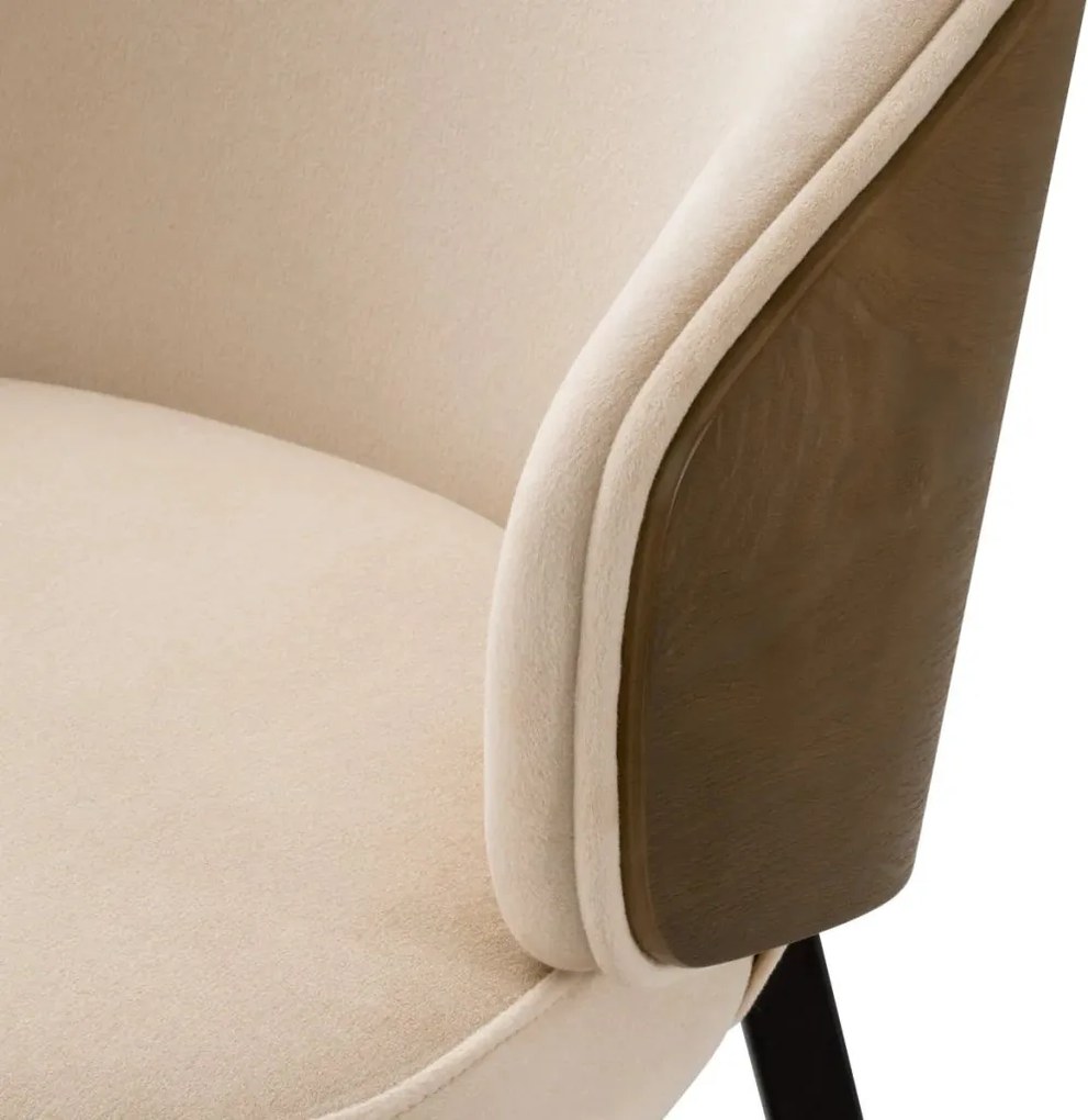 Scaun design elegant LUX Camerota, Sabino beige