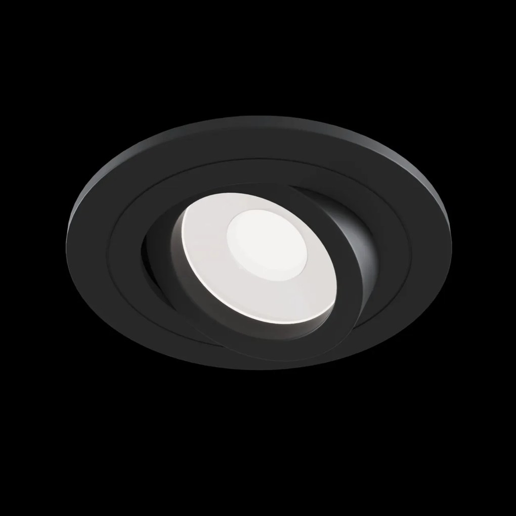 Spot directionabil, incastrabil pentru tavan fals, Atom negru MY-DL023-2-01B