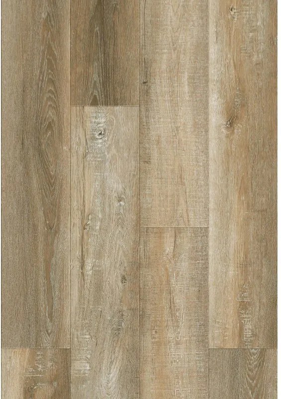 Mexen Cortland probă panouri vinilice SPC 6,5 mm, substrat IXPE 1,5 mm, 4 V-Fuga, Stejar - F1008-S