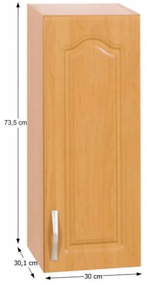 Dulap superior de bucătărie W30/735 Leite. 1015942