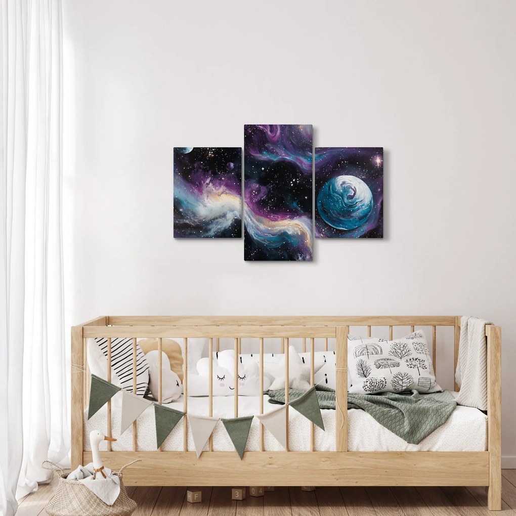 Tablou - Univers pictat (90x60 cm)