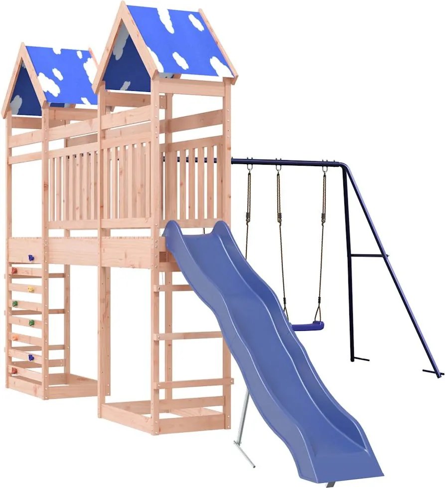 vidaXL Set de joacă pentru exterior, lemn masiv de douglas