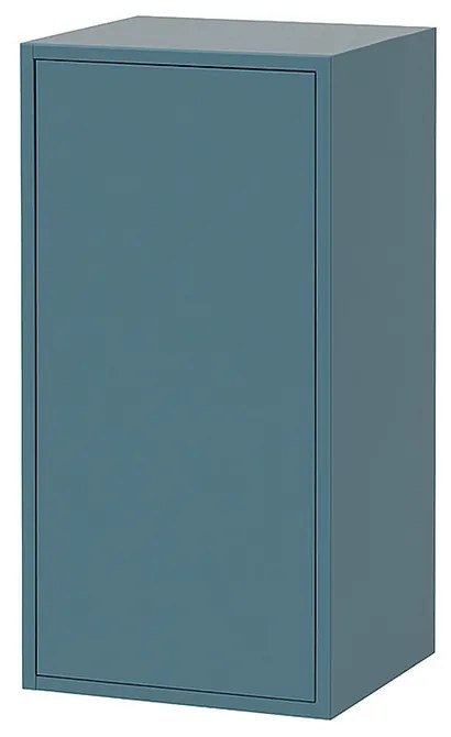 Boxie 1 ușă dulap de perete 80x40x37 cm albastru petrol