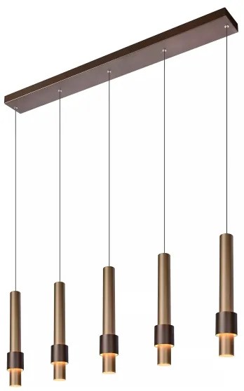 Lustră LED dimabilă pe cablu Lucide 24402/30/96 MARGARY 5xLED/4,2W/230V alamă