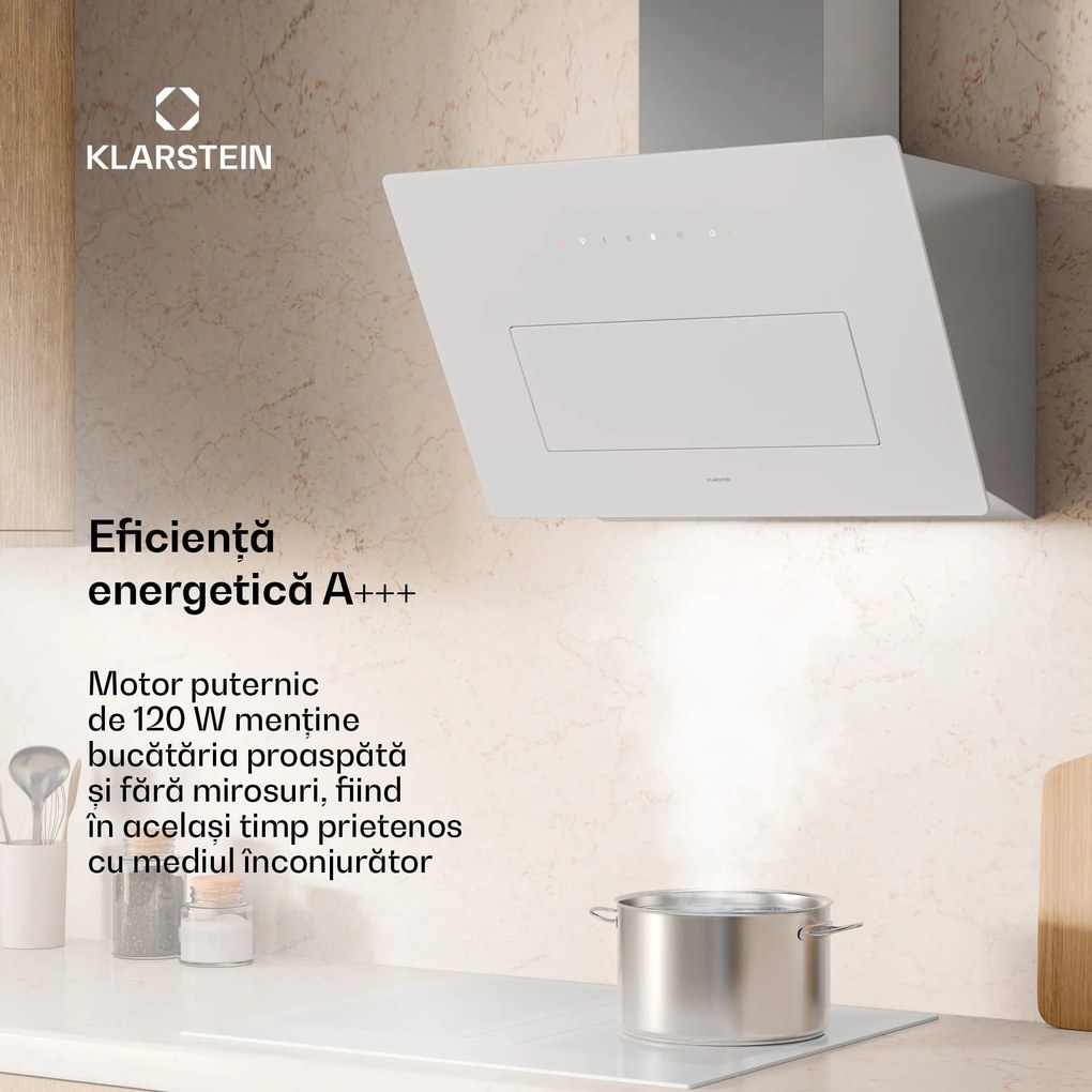 Klarstein Hota SleekAir | A+++ | 717 m³/h | control tactil | LED | 60 cm