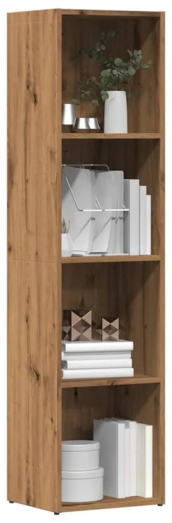 vidaXL Bibliotecă, stejar artizanal, 36x30x143 cm, lemn prelucrat