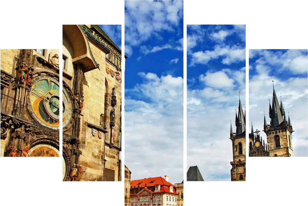 Tablou - Ceasul astronomic din Praga (150x105 cm)