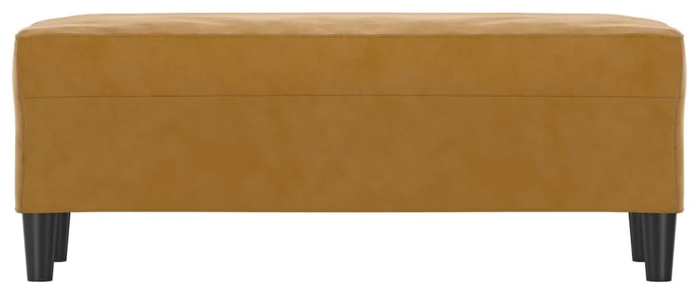 Banca, maro, 100x35x41 cm, catifea Maro, 100 x 35 x 41 cm