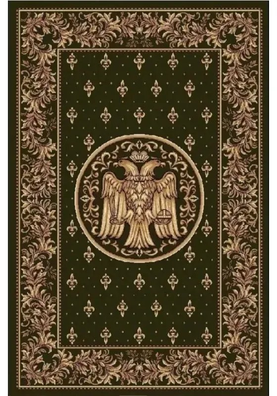 Covor Bisericesc Vultur Bicefal Verde 15032-310 Selectează mărime: 250 X 350