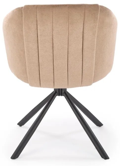 Scaun rotativ K533 stofa cappucino