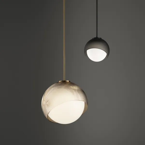 Ideal Lux - Pendul BLOOM pe cablu, 1xE27/42W/230V, Ø 30 cm, negru