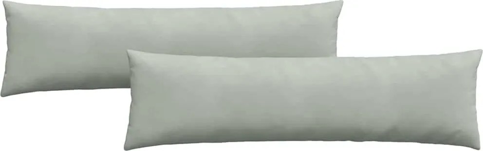 vidaXL Perne pentru canapea 2 pcs Gri deschis 145 x 40 cm