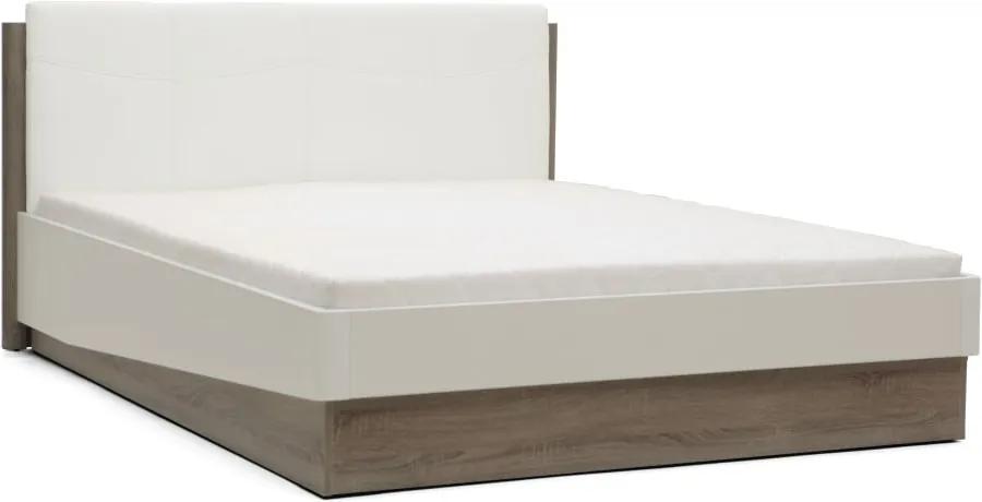 Pat dublu Mazzini Beds Dodo, 160 x 200 cm, alb