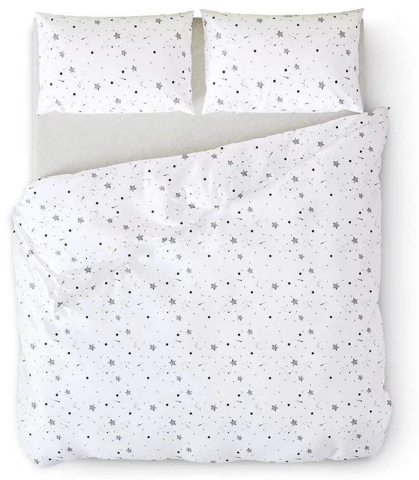 Lenjerie de pat dublu din bumbac AmeliaHome Averi Constellation, 200 x 200 cm