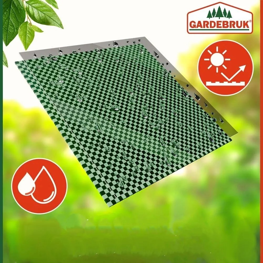 Sac pentru deșeuri de grădină GARDEN, set 4 piese, 67x77cm, verde Gardebruk