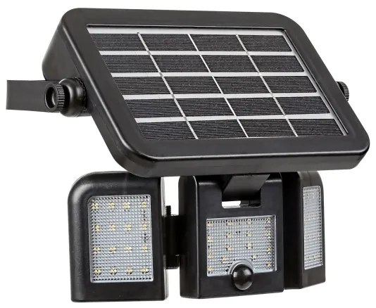 Proiector LED solar cu senzor LIHULL LED/9,6W/3,7V IP44 Rabalux 77020