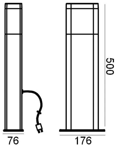 Lampă LED de exterior Ledvance DALLAS LED/4W/12V IP44
