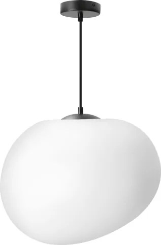 BRILAGI - Lustră suspendată pe cablu PEBBLES 1xE27/40W/230V, diam. 40 cm, neagră