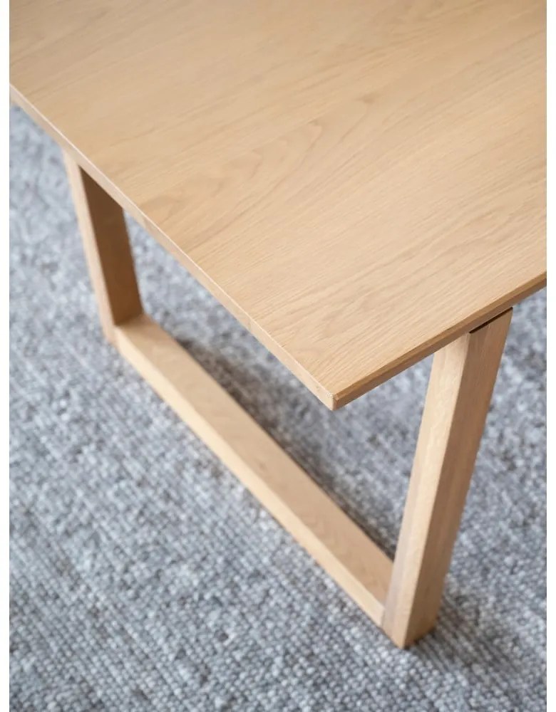 Masă pliantă în decor de stejar Rowico Colonsay, 215 x 96 cm