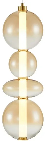 Lustră LED pe cablu DAPHNE LED/36W/230V auriu