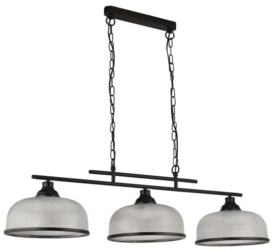 Lustră pe lanț Searchlight 3593-3BK HIGHWORTH 3xE27/60W/230V negru