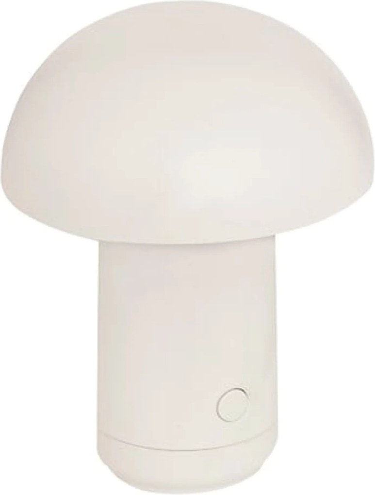 Lampă de masă LED FUNGHI 11,2 cm, albă