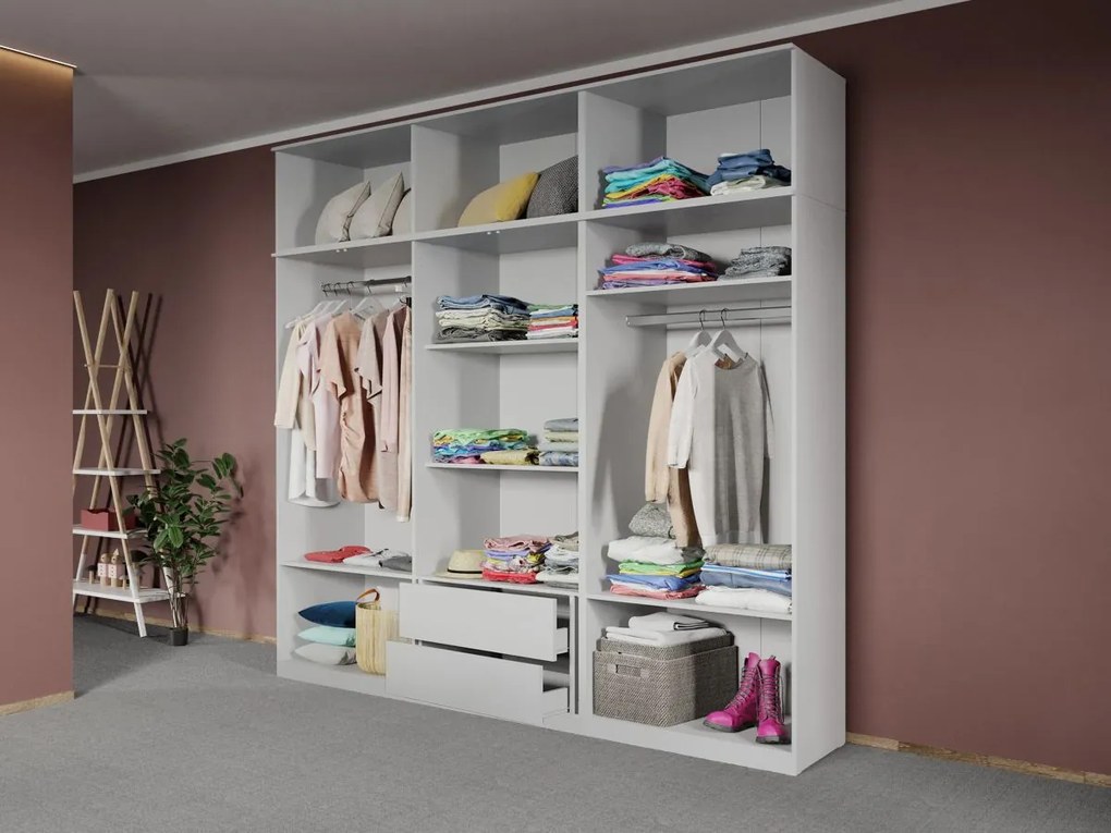 Dulap dormitor Alb Levi C21